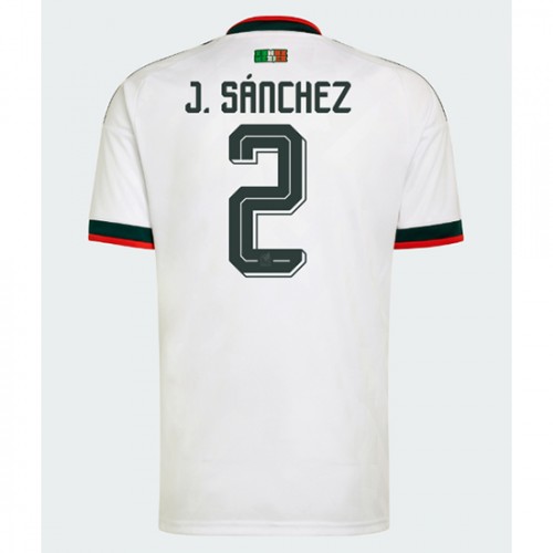 Muški Nogometni Dres Meksiko Jorge Sanchez #2 Gostujuci SP 2026 Kratak Rukav